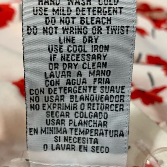 R & K Originals Summer Dress W/Poppy Print Size 8 - Picture 5 of 6